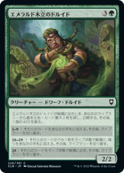 画像1: エメラルド木立のドルイド/Druid of the Emerald Grove (CLB)《Foil》