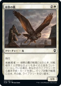 画像1: 偵察の鷹/Scouting Hawk (CLB)《Foil》