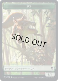 リス トークン/Squirrel Token 【15/20】 (CLB)