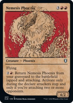 画像1: 天罰のフェニックス/Nemesis Phoenix (CLB)【ショーケース版】《Foil》