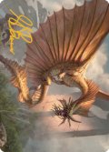 【イラストコレクション：箔無し】 エインシャント・ゴールド・ドラゴン/Ancient Gold Dragon 【28/81】 (CLB)
