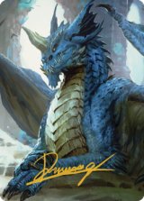 【イラストコレクション：箔押し】 ヤング・ブルー・ドラゴン/Young Blue Dragon 【27/81】 (CLB)