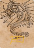 【イラストコレクション：箔押し】 エインシャント・ゴールド・ドラゴン/Ancient Gold Dragon 【44/81】 (CLB)