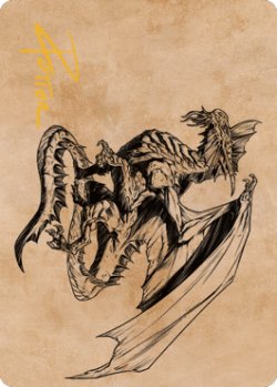 画像1: 【イラストコレクション：箔無し】 エインシャント・シルヴァー・ドラゴン/Ancient Silver Dragon 【47/81】 (CLB)