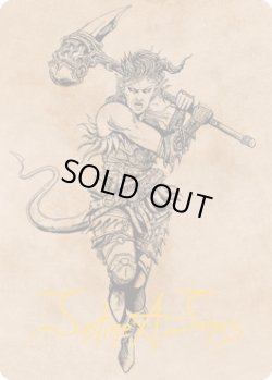 画像1: 【イラストコレクション：箔押し】 アヴェルヌスの憤怒、カーラック/Karlach, Fury of Avernus 【54/81】 (CLB)