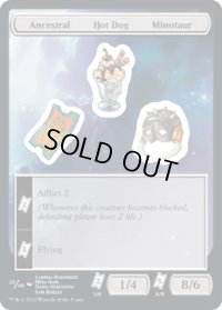 Ancestral Hot Dog Minotaur 【ステッカー・23/48】 (UNF)