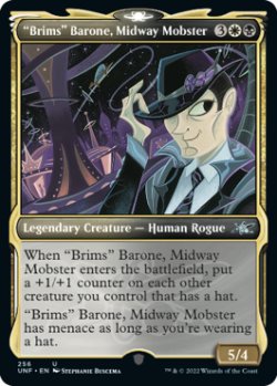 画像1: "Brims" Barone, Midway Mobster (UNF)【ショーケース版】《Foil》