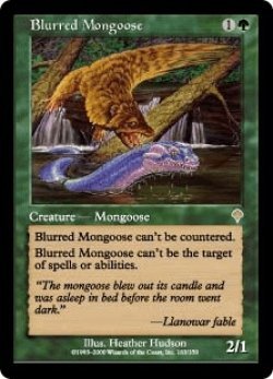 画像1: 疾風のマングース/Blurred Mongoose (INV)《Foil》