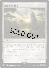 進化する未開地/Evolving Wilds (PIP)《Foil》