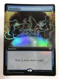 定業/Preordain (CMR)【拡張アート版】《Foil》D