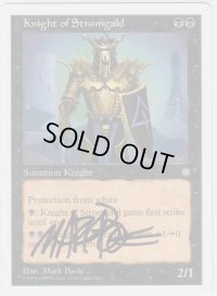 ストロームガルドの騎士/Knight of Stromgald (ATH)【サインド】