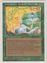 新緑の女魔術師/Verduran Enchantress (4ED)【他言語特集】