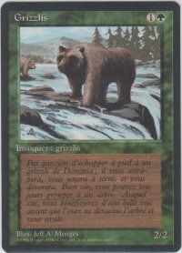 灰色熊/Grizzly Bears 【黒枠】 (3ED)【他言語特集】
