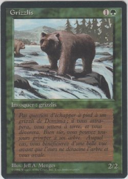 画像1: 灰色熊/Grizzly Bears 【黒枠】 (3ED)【他言語特集】