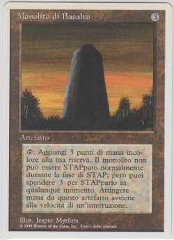 画像1: 玄武岩のモノリス/Basalt Monolith (3ED)【他言語特集】