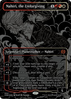 画像1: 慈悲無き者、ナヒリ/Nahiri, the Unforgiving (ONE)【オイルスリック・フォイル版】