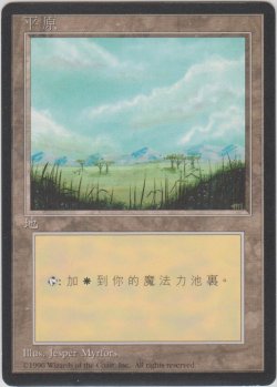 画像1: 平地/Plains 【Ver.2】 (4ED)【他言語特集】
