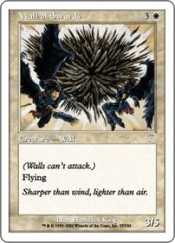 画像1: 剣の壁/Wall of Swords (7ED)《Foil》