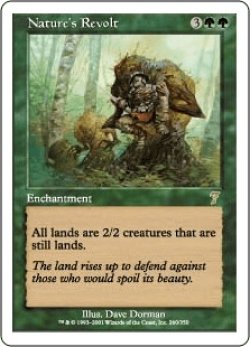 画像1: 自然の反乱/Nature's Revolt (7ED)《Foil》