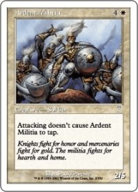 献身的民兵団/Ardent Militia (7ED)《Foil》