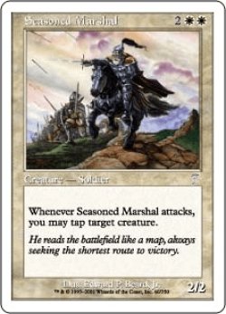 画像1: 歴戦の司令官/Seasoned Marshal (7ED)《Foil》