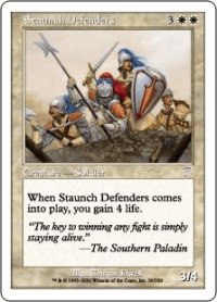 堅牢な防衛隊/Staunch Defenders (7ED)《Foil》