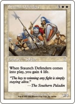 画像1: 堅牢な防衛隊/Staunch Defenders (7ED)《Foil》