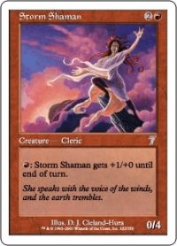 嵐のシャーマン/Storm Shaman (7ED)《Foil》