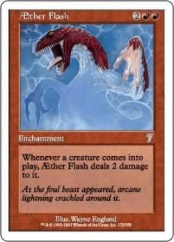 画像1: 上天の閃光/Aether Flash (7ED)《Foil》