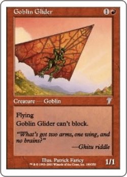 画像1: ゴブリンの滑空者/Goblin Glider (7ED)《Foil》