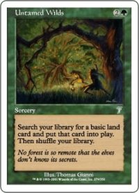 荒々しき自然/Untamed Wilds (7ED)《Foil》