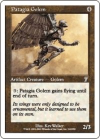 翼膜のゴーレム/Patagia Golem (7ED)《Foil》