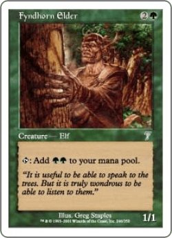 画像1: フィンドホーンの古老/Fyndhorn Elder (7ED)《Foil》