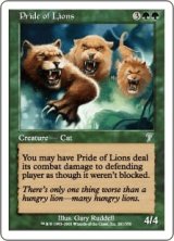 ライオンの群れ/Pride of Lions (7ED)《Foil》