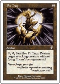 落とし穴/Pit Trap (7ED)《Foil》