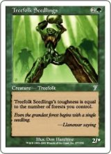 ツリーフォークの若木/Treefolk Seedlings (7ED)《Foil》