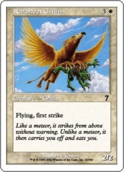 画像1: カミソリ足のグリフィン/Razorfoot Griffin (7ED)《Foil》