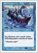 シー・モンスター/Sea Monster (7ED)《Foil》
