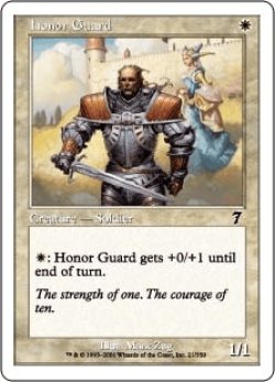 画像1: 儀仗兵/Honor Guard (7ED)《Foil》