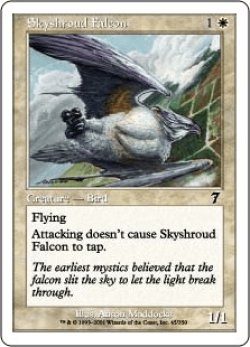 画像1: スカイシュラウドの隼/Skyshroud Falcon (7ED)《Foil》