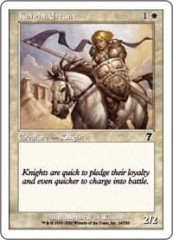 画像1: 遍歴の騎士/Knight Errant (7ED)《Foil》