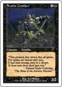 スケイズ・ゾンビ/Scathe Zombies (7ED)《Foil》