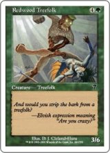 レッドウッド・ツリーフォーク/Redwood Treefolk (7ED)《Foil》