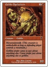 ゴブリンの洞窟探検家/Goblin Spelunkers (7ED)《Foil》