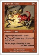 ピグミー・パイロザウルス/Pygmy Pyrosaur (7ED)《Foil》