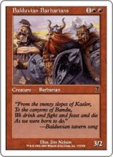 バルデュヴィアの蛮族/Balduvian Barbarians (7ED)《Foil》