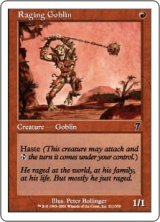 怒り狂うゴブリン/Raging Goblin (7ED)《Foil》