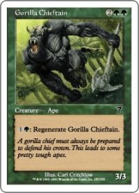 ゴリラの酋長/Gorilla Chieftain (7ED)《Foil》
