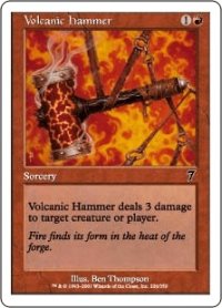 火山の鎚/Volcanic Hammer (7ED)《Foil》
