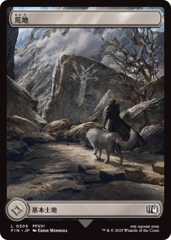 画像1: 荒地/Wastes 【FINAL FANTASYの名所・No.309】 (FIN)《Foil》